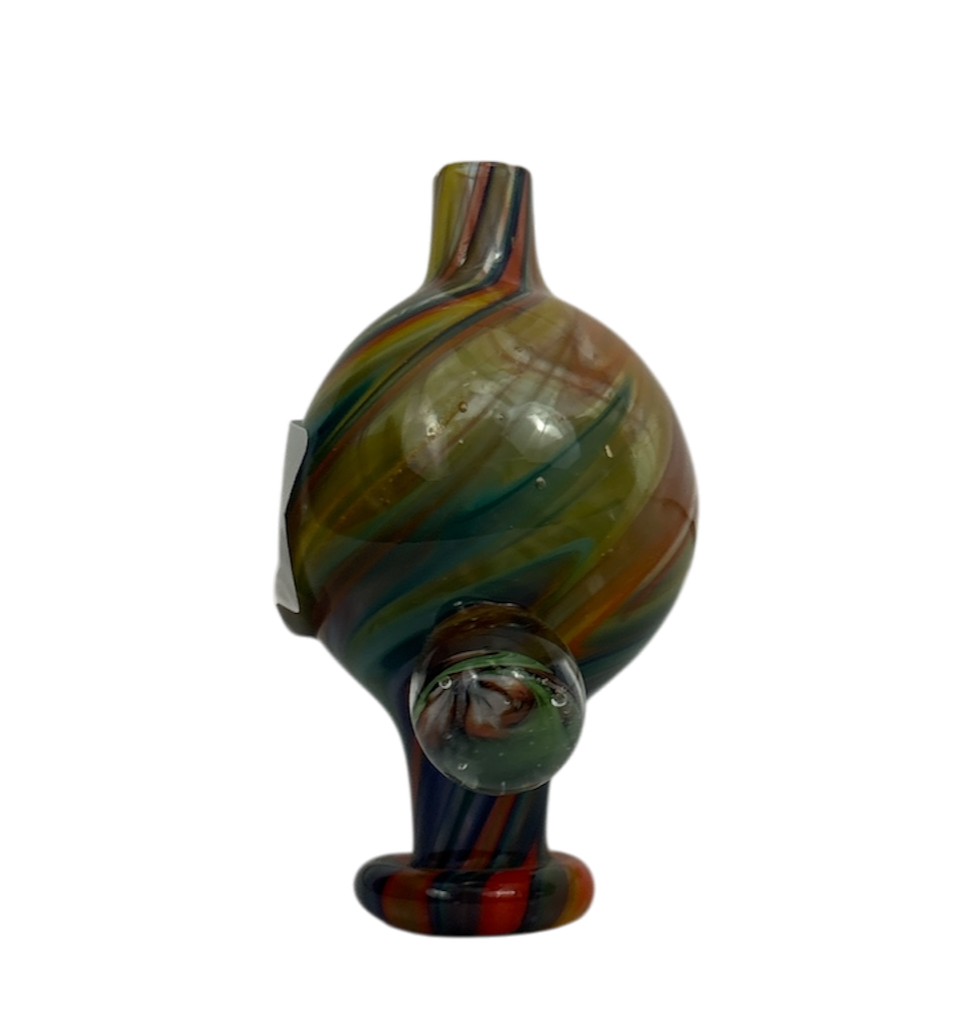 THC GLASS CO. CARB CAP / Tie Dye Worked W/ Milli